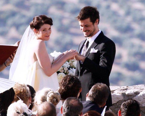 A picture of Stefano Catelli and Gemma Arterton marriage.